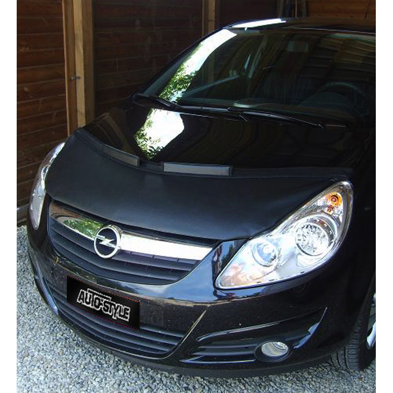 AutoStyle, HoodBra, adatto a Opel Corsa D 2006-2010 nero
