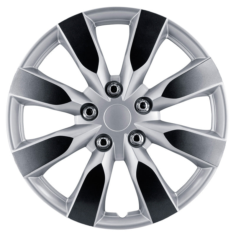 AutoStyle, Copricerchi, 4 pz, Arkansas 15-pollici argento/gunmetal
