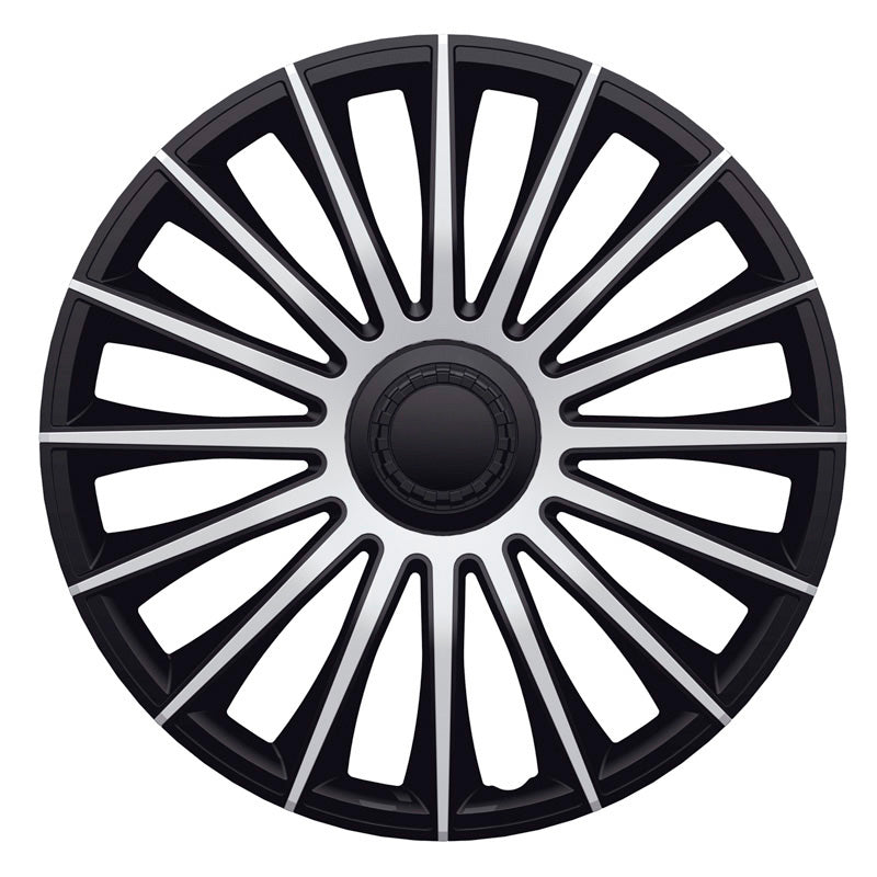 J-Tec, tapacubos, 4 uds., Austin 13-tommer silver/black