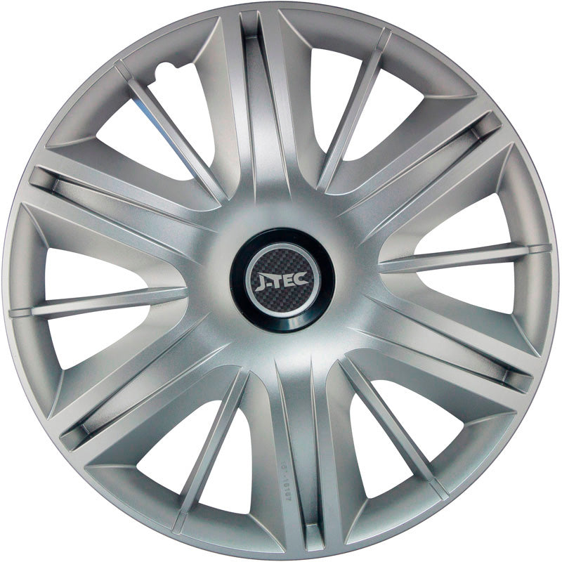 J-Tec, kołpaki, 4 szt., Maximus 16-tommer srebrny