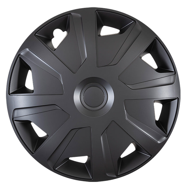 J-Tec, Tapacubos, 4 uds., Mistral Van 15-tommer negro (esférico)