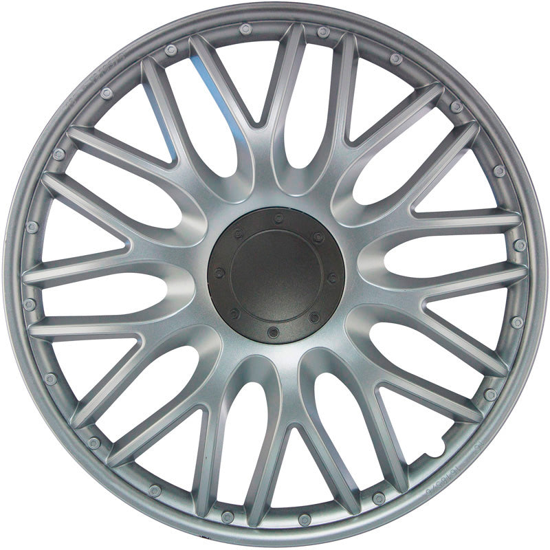 J-Tec, Hjulkapsler, 4stk, Orden 16-tommer silver