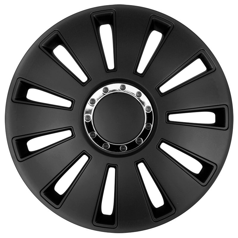 AutoStyle, copricerchi, 4 pz, Silverstone Pro 17 pollici nero