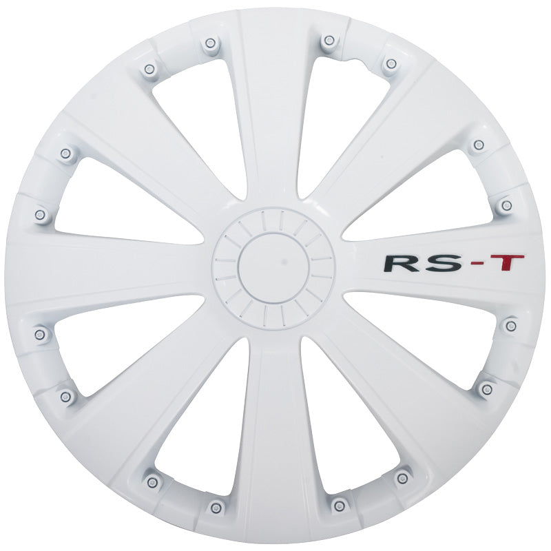AutoStyle, Tapacubos, 4 unidades, RS-T 15 pulgadas blanco
