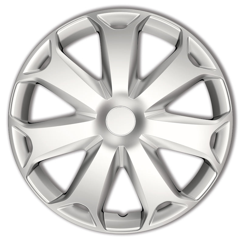 AutoStyle, Copricerchi, 4 pz, Mega 14 pollici argento