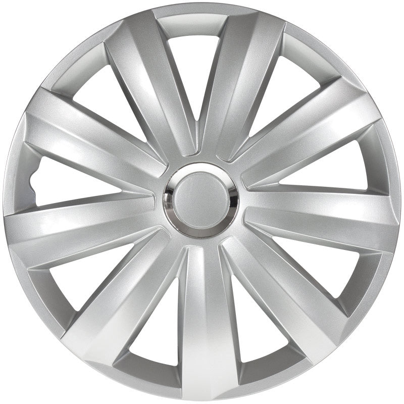 AutoStyle, kołpaki, 4 szt., Venture Pro 13-calowe srebrne z chromowanym pierścieniem (nylon)