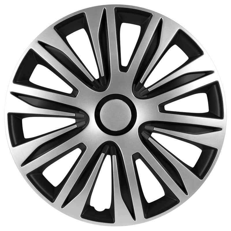 AutoStyle, Wheel covers, 4 pcs, Nardo 14-inch silver/black