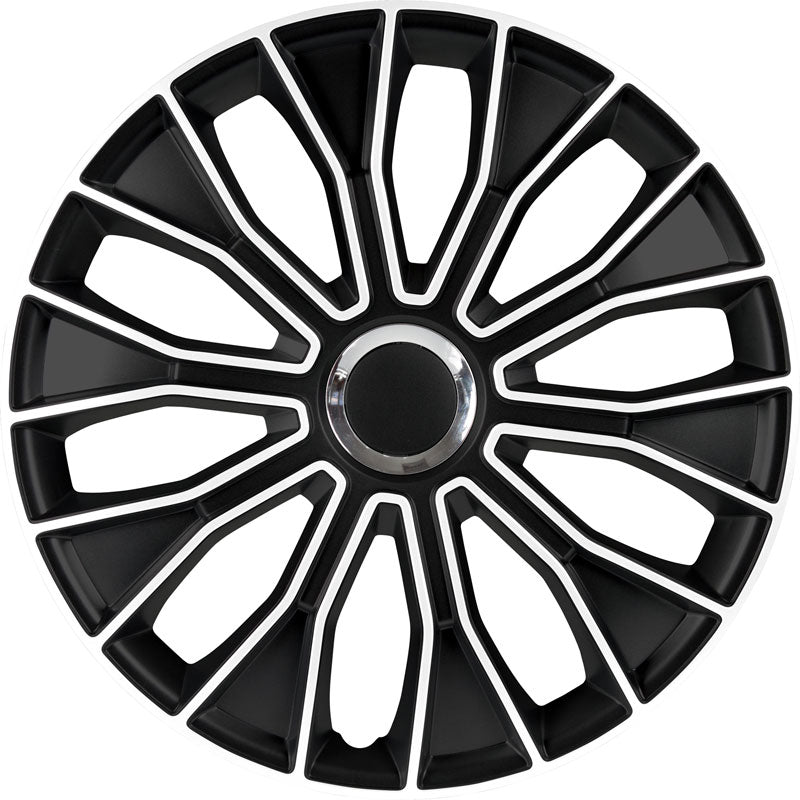 AutoStyle, kołpaki, 4 szt., 16 cali, czarno-białe