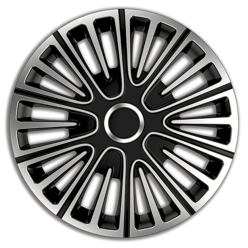 AutoStyle, tapacubos, 4 piezas, Motion 15 pulgadas silver/black