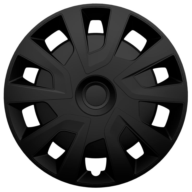 AutoStyle, Hjulkapsler, 4stk, Revo-VAN 15-tommer black (spherical)