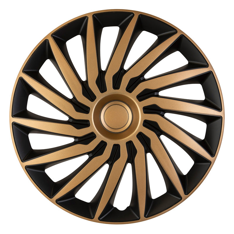 AutoStyle, Wheel covers, 4 pcs, Kendo 14-inch black/gold