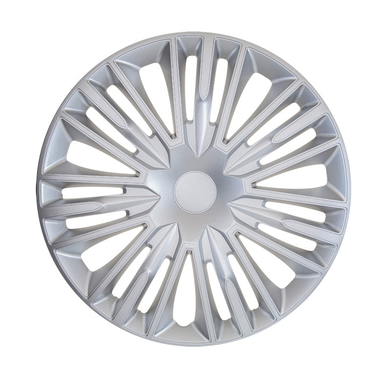 AutoStyle, tapacubos, 4 piezas, Jerez 15 pulgadas plata