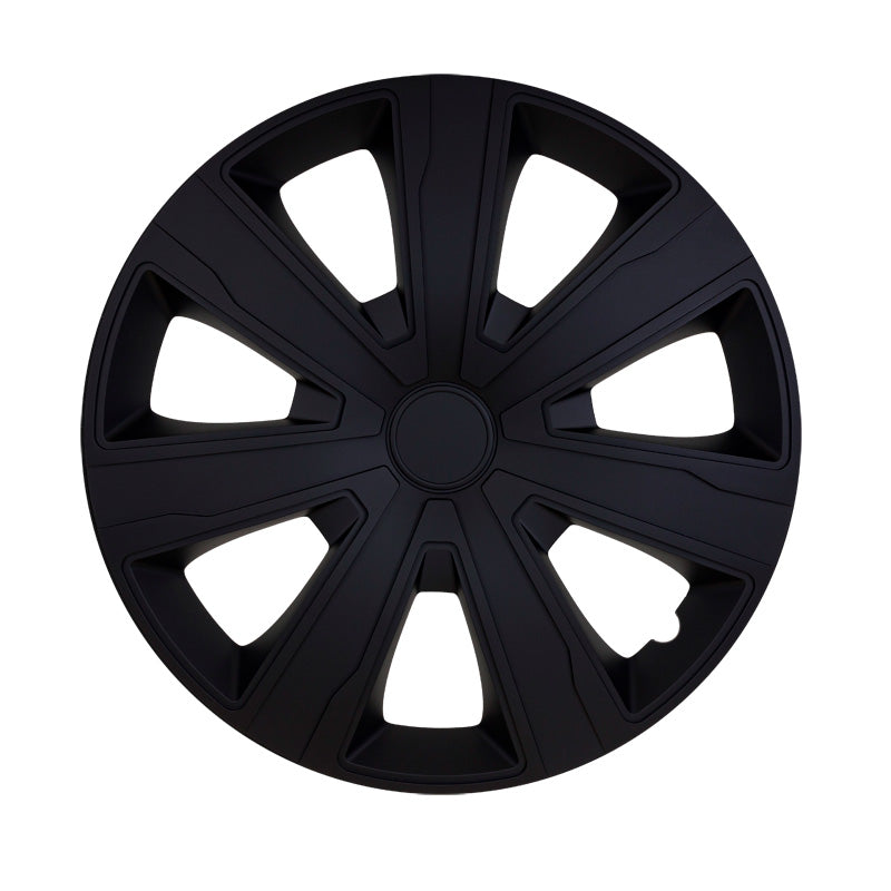 AutoStyle, tapacubos 'Tenzo', negro, 15 pulgadas, juego de 4