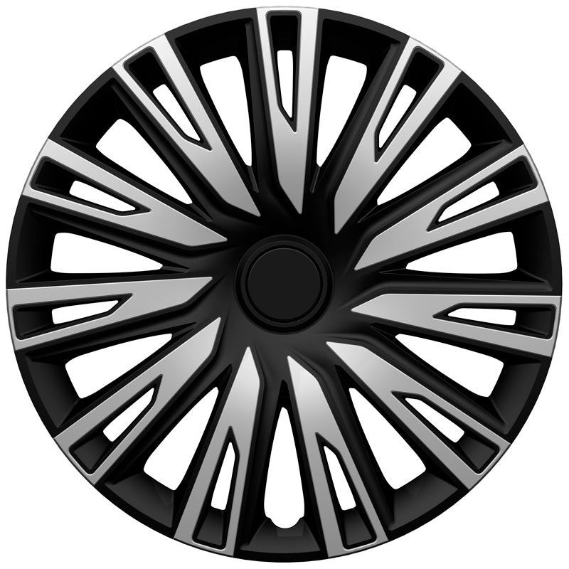 AutoStyle, Kołpaki, 4 szt., Copra 16-tommer srebrny/czarny