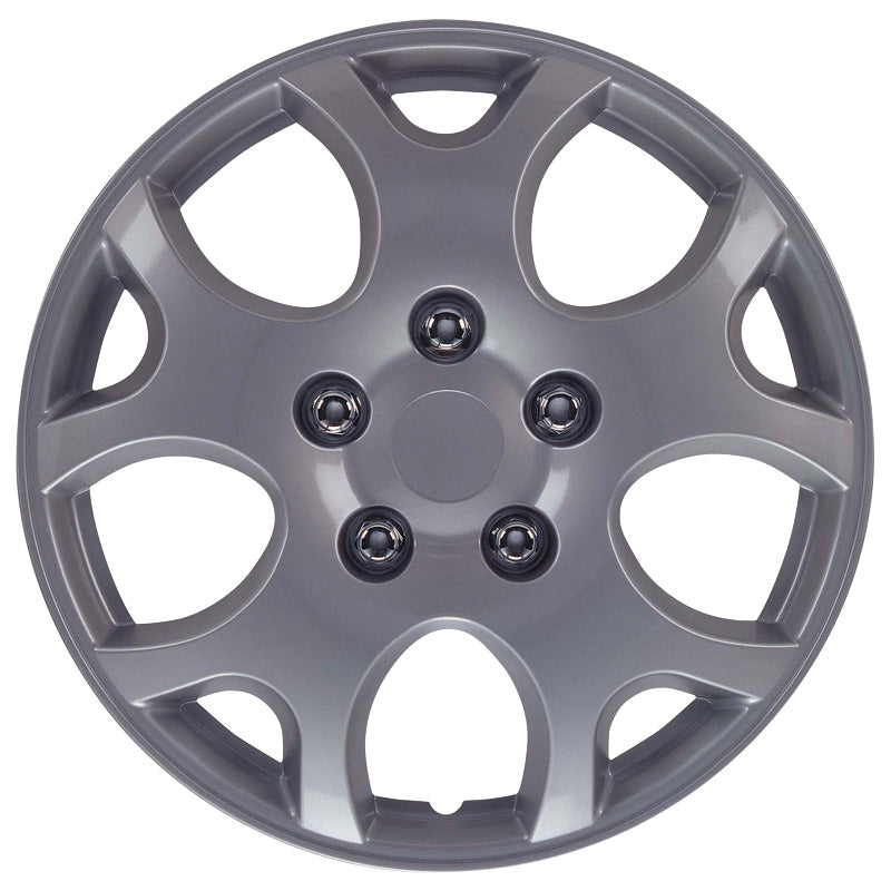 AutoStyle, copricerchi, 4 pz, Nebraska 14-tommer argento