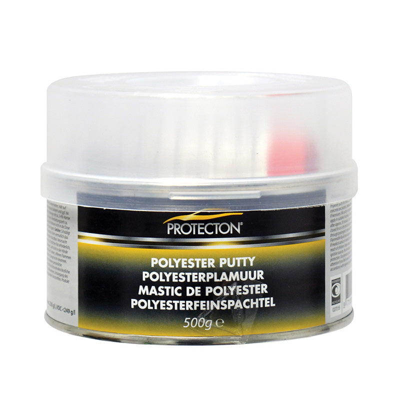 Protecton, Stucco di riparazione in poliestere - 500 g - Per metallo, legno, cemento e plastica