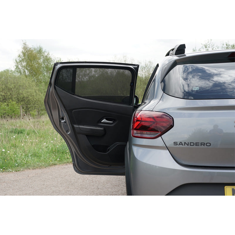 Car Shades, Solgardin, 4-stykker, passer til Dacia Sandero/Stepway III (2021-)