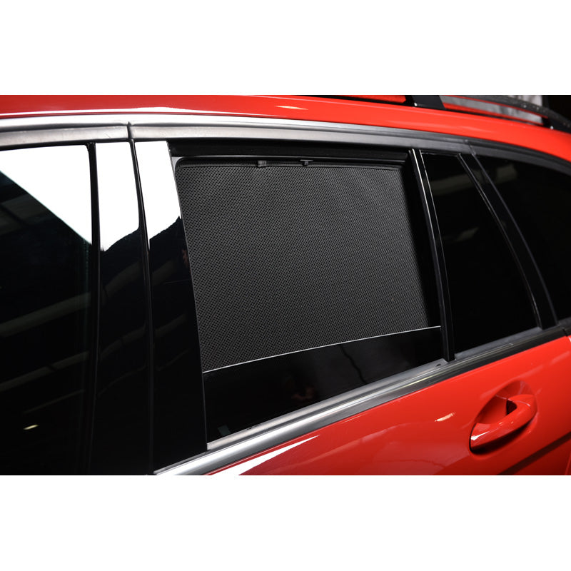 Car Shades, Sunshades (from the B-pillar back), fits Mercedes C-Class Estate 2007- (6 pieces)