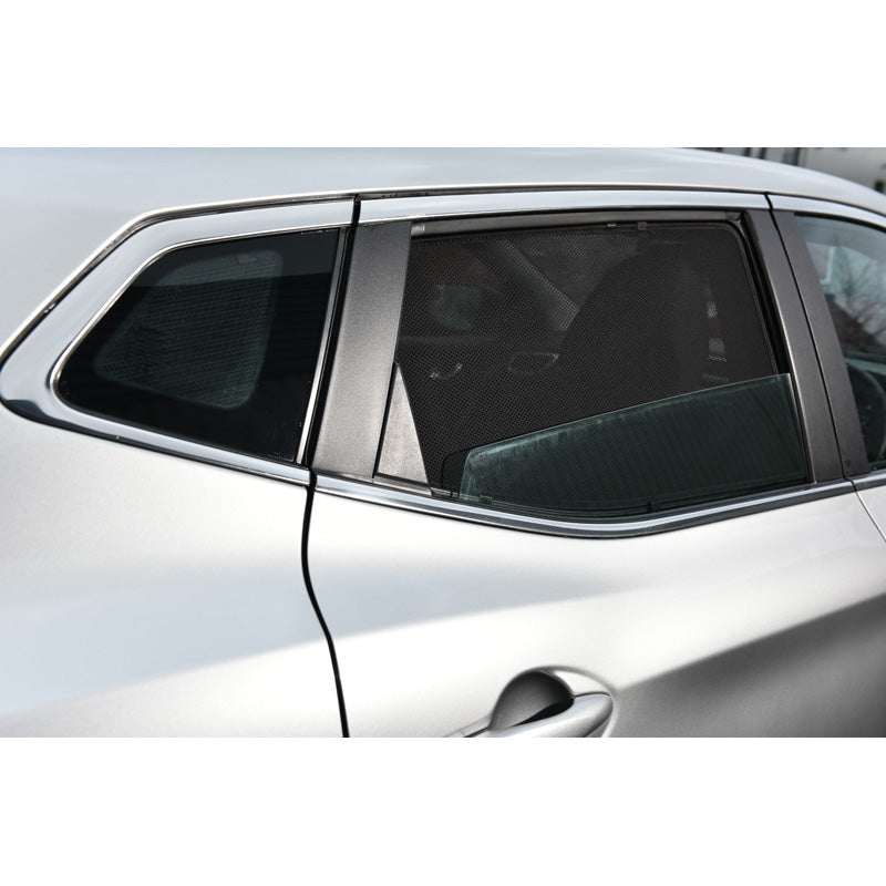 Car Shades, Sun Shades (B-pillar and rearward), Fits Nissan Qashqai 5-door 2014-2017 (6-piece set)