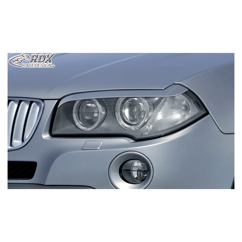 RDX Racedesign, koplampkappen, past op BMW X3 E83 2004-2010 (ABS)
