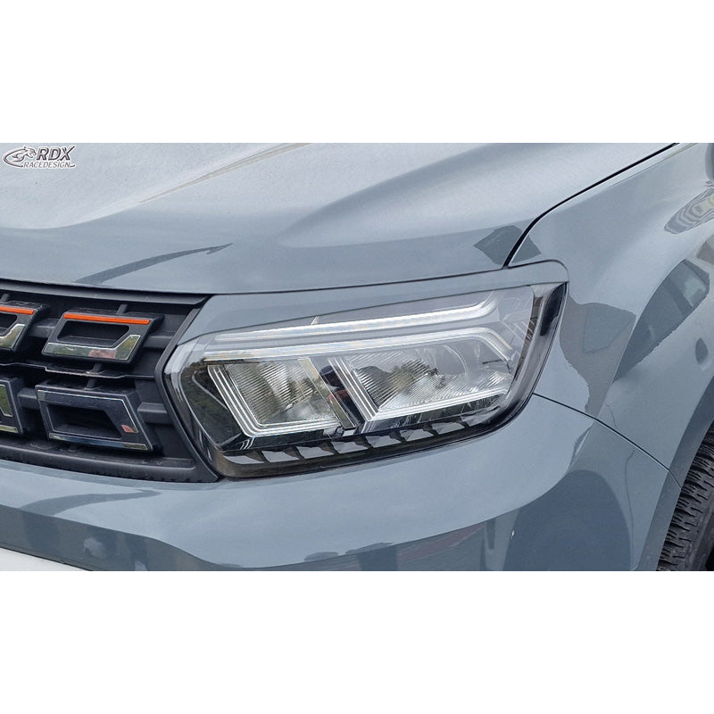 RDX, ceja de faro, ABS, compatible con Dacia Duster II (2018-2024)