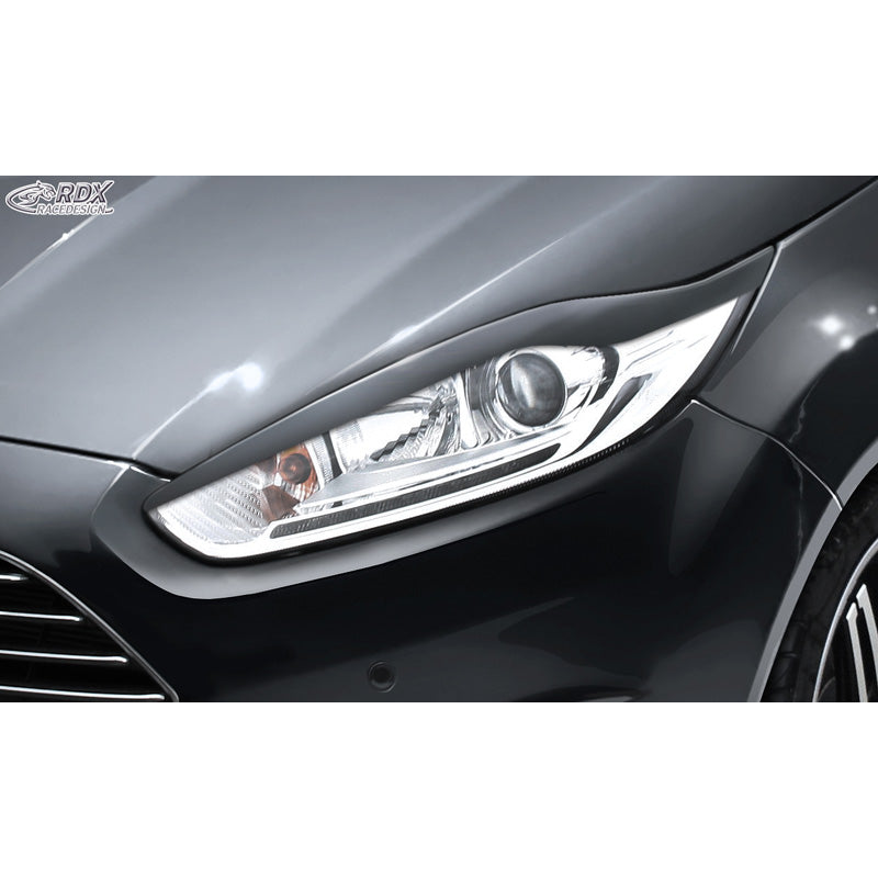 RDX Racedesign, kryty světlometů, pasuje na Ford Fiesta VII Facelift 2012-2017 (ABS)