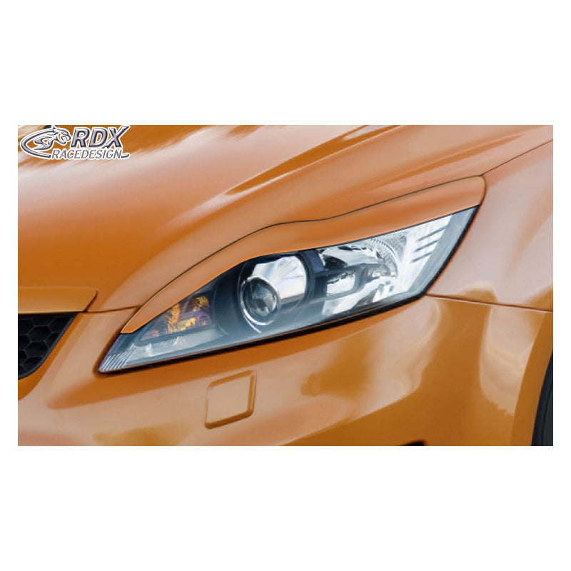 RDX Racedesign, palpebre fari, compatibili con Ford Focus II Facelift 2008-2011 (ABS)