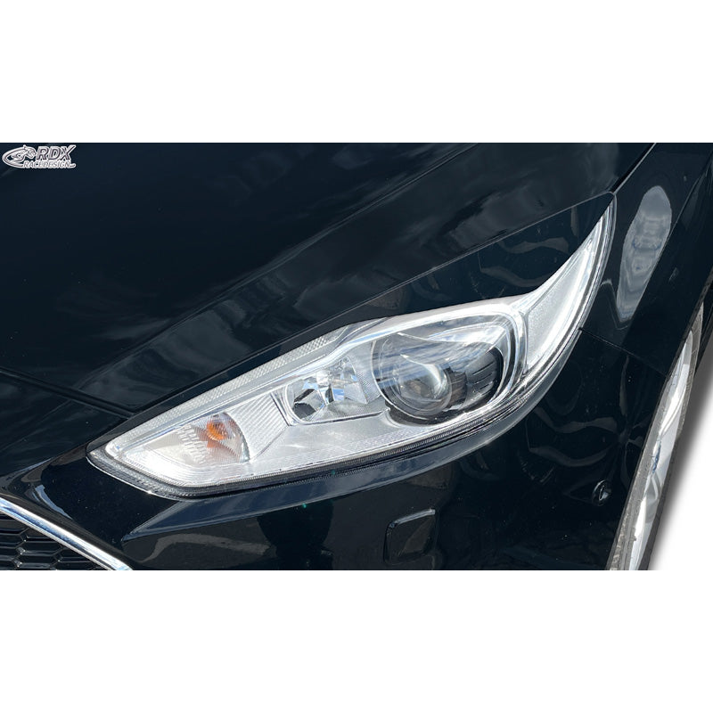 RDX Racedesign, Headlight Eyelids, Fits Ford Focus III Facelift 2014-2018 (ABS)