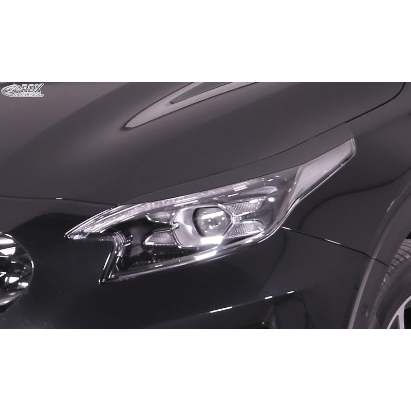RDX Racedesign, bandeaux de phares, compatible avec Kia XCeed (CD) 2019- (ABS)