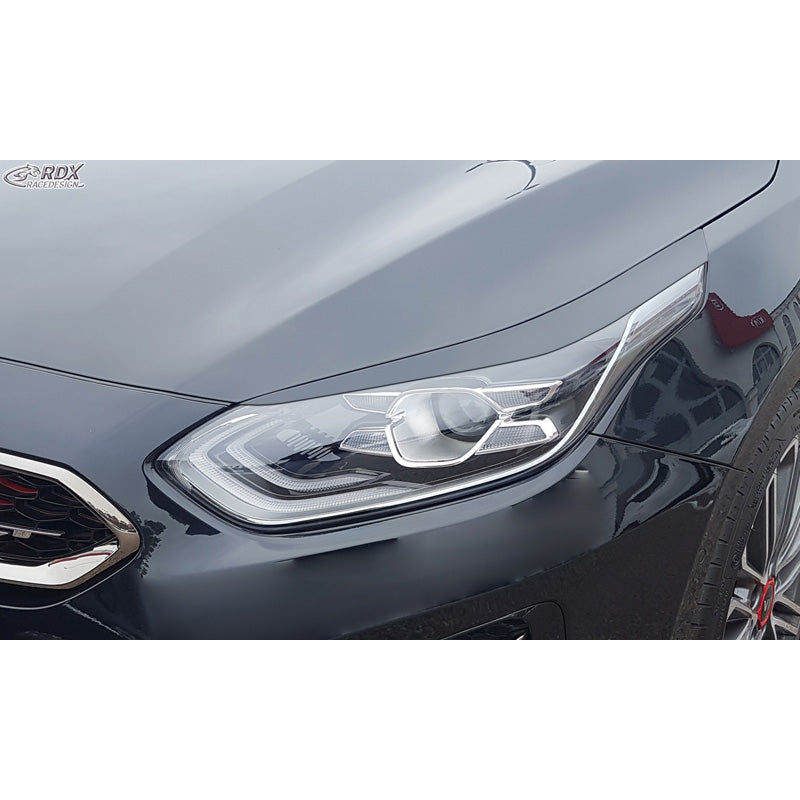 RDX Racedesign, kryty světlometů, pasuje na Kia Ceed (CD) & ProCeed (CD) 2018- (ABS)