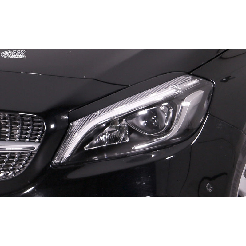 RDX Racedesign, kryty světlometů, vhodné pro Mercedes A-Class (W176) 2012-2019 (ABS)