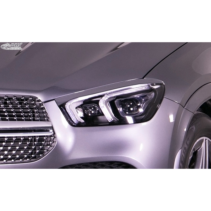 RDX Racedesign, kryty světlometů, vhodné pro Mercedes GLE (X167) 2018- (ABS)