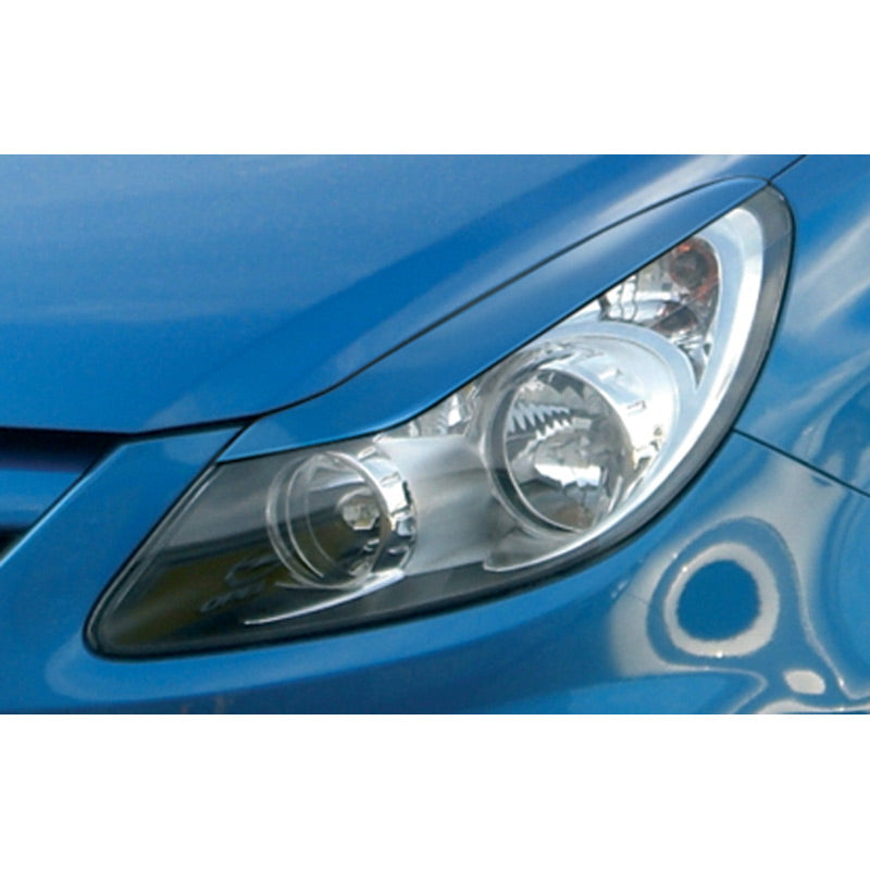 RDX Racedesign, sopracciglia fari, adatte a Opel Corsa D 2006- (ABS)