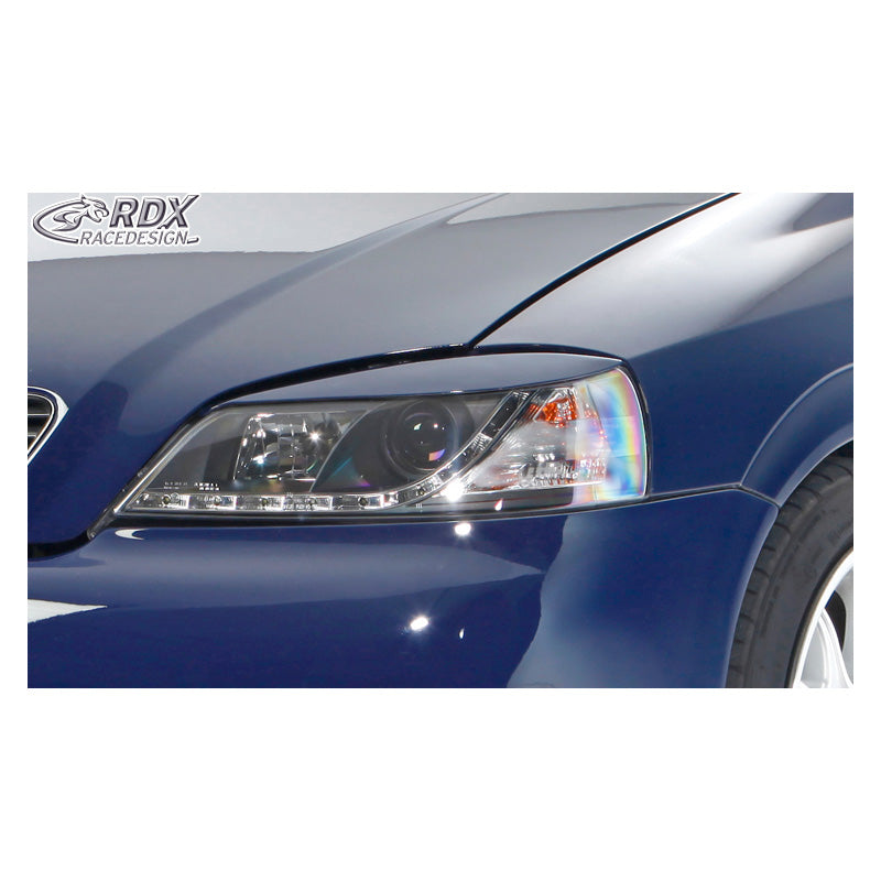 RDX Racedesign, cejas para faros, aptas para Opel Astra G 1998-2004 (ABS)