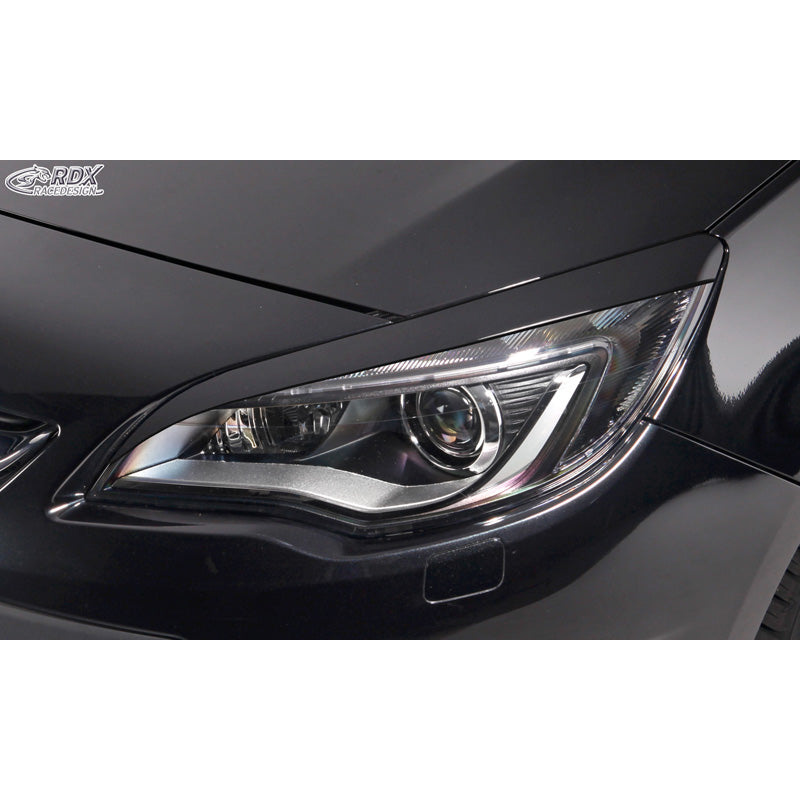 RDX Racedesign, mračítka světlometů, vhodné pro Opel Astra J HB 5-dveřový/Sportstourer 2009-2015 (ABS)