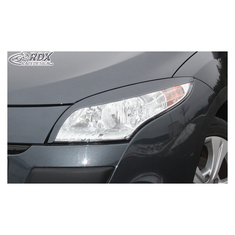 RDX Racedesign, bandeaux de phares, convient à Renault Megane III 2008-2015 (ABS)