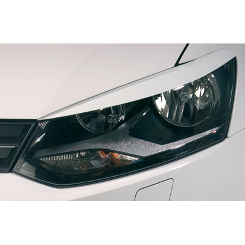 RDX Racedesign, stínítka světlometů, pasuje na Volkswagen Polo 6R & 6C 2009-2017 (ABS)