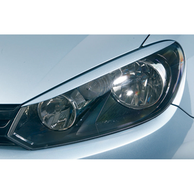 RDX Racedesign, Headlight eyebrows, fits Volkswagen Golf VI 2008- (ABS)