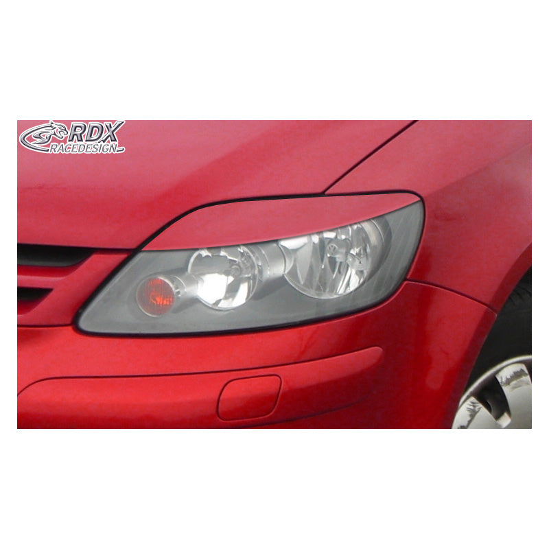 RDX Racedesign, stínítka světlometů, pasuje na Volkswagen Golf V Plus 2005-2009 (ABS)
