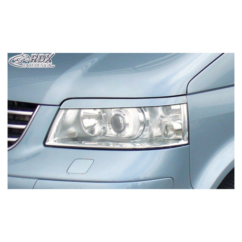RDX Racedesign, Headlight Eyebrows, fits Volkswagen T5 2003-2010 (ABS)