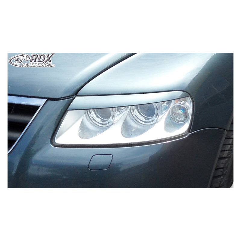 RDX Racedesign, mračítka světlometů, vhodné pro Volkswagen Touareg -2006 (ABS)