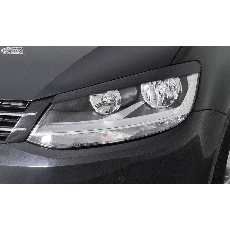 RDX Racedesign, paupières de phares, convient à Volkswagen Sharan & Seat Alhambra (7N) 2010-2022 (ABS)