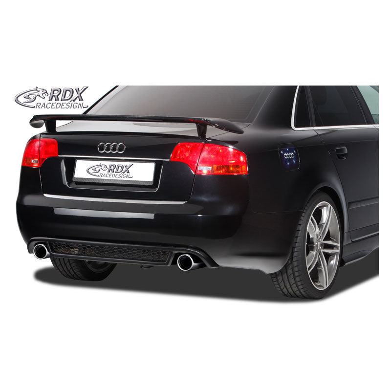 RDX Racedesign, Rear bumper skirt (mid piece), fits Audi A4 B7 2005-2008 (PU)