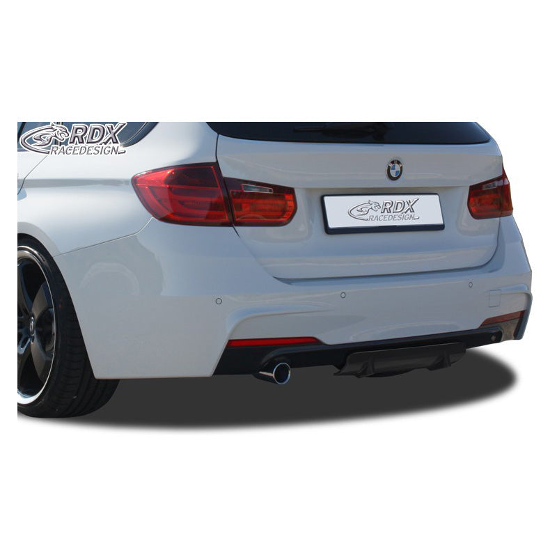 RDX Racedesign, grembialatura posteriore 'Diffusor U-Diff', adatta per BMW 3-Series F30/F31 2012-2018 incl. M-Technic (PU)
