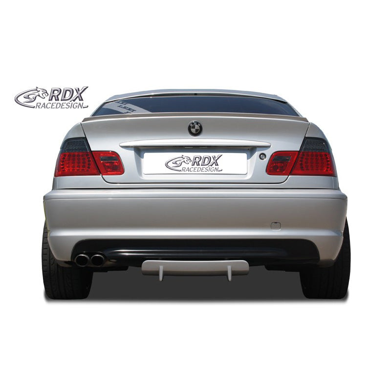 RDX Racedesign, grembialatura posteriore 'Diffusor U-Diff', adatta per BMW 3-Series E46 1999-2007 (PU)