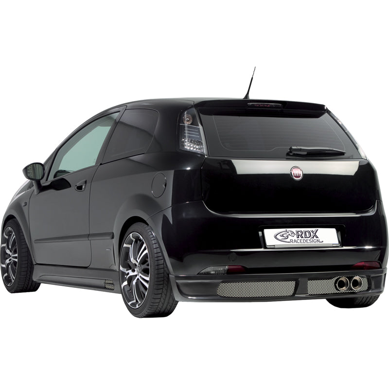 RDX Racedesign, Rear bumper skirt, fits Fiat Grande Punto 2005- (PU)