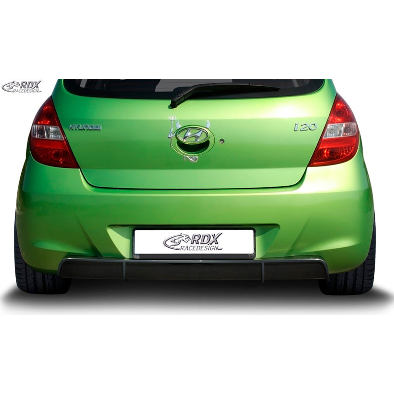 RDX Racedesign, zadní lišta nárazníku 'Difuzor', vhodné pro Hyundai i20 PB/PBT 2008-2012 (ABS lesklá černá)