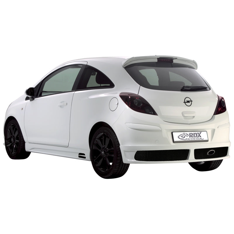 RDX Racedesign, Faldón trasero, apto para Opel Corsa D 2006-2011 excl. OPC (PU)