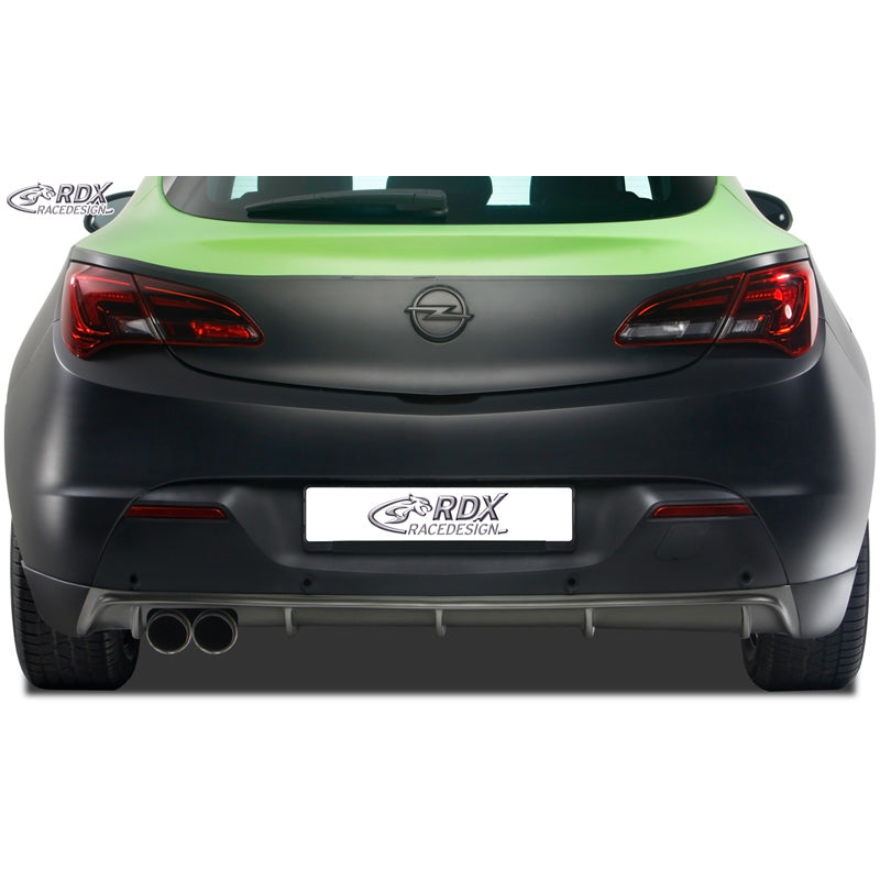RDX Racedesign, minigonna paraurti posteriore 'Diffusor', adatto a Opel Astra J GTC 2009-2015 escluso OPC (PUR)
