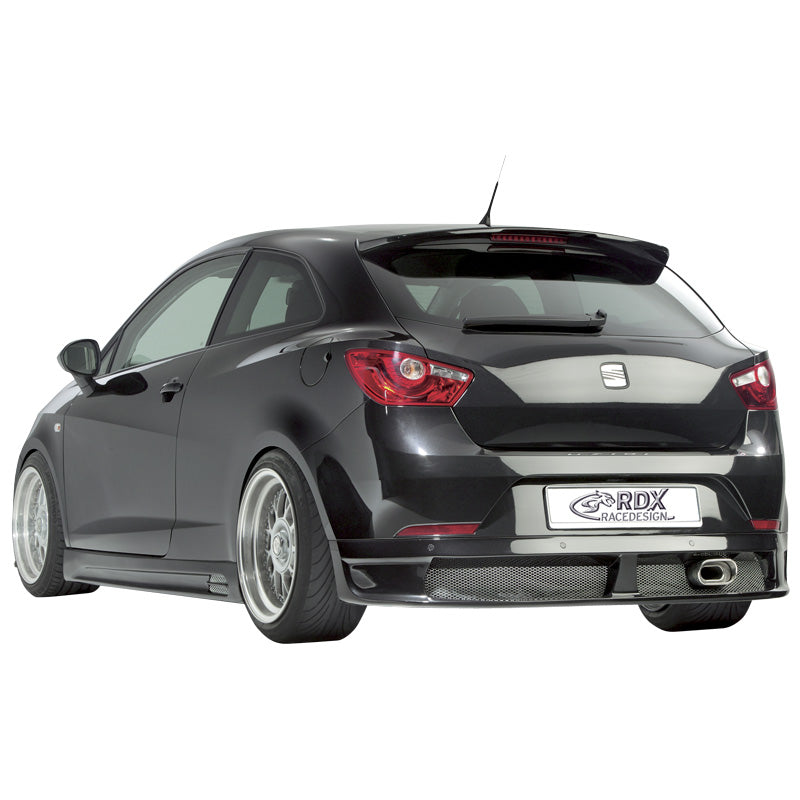 RDX Racedesign, Rear bumper skirt, fits Seat Ibiza 6J SC 3 doors 2008-2012 excl. FR/Cupra (PU)